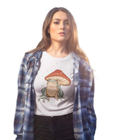 Frog Mushroom Umbrella Unisex T-shirt